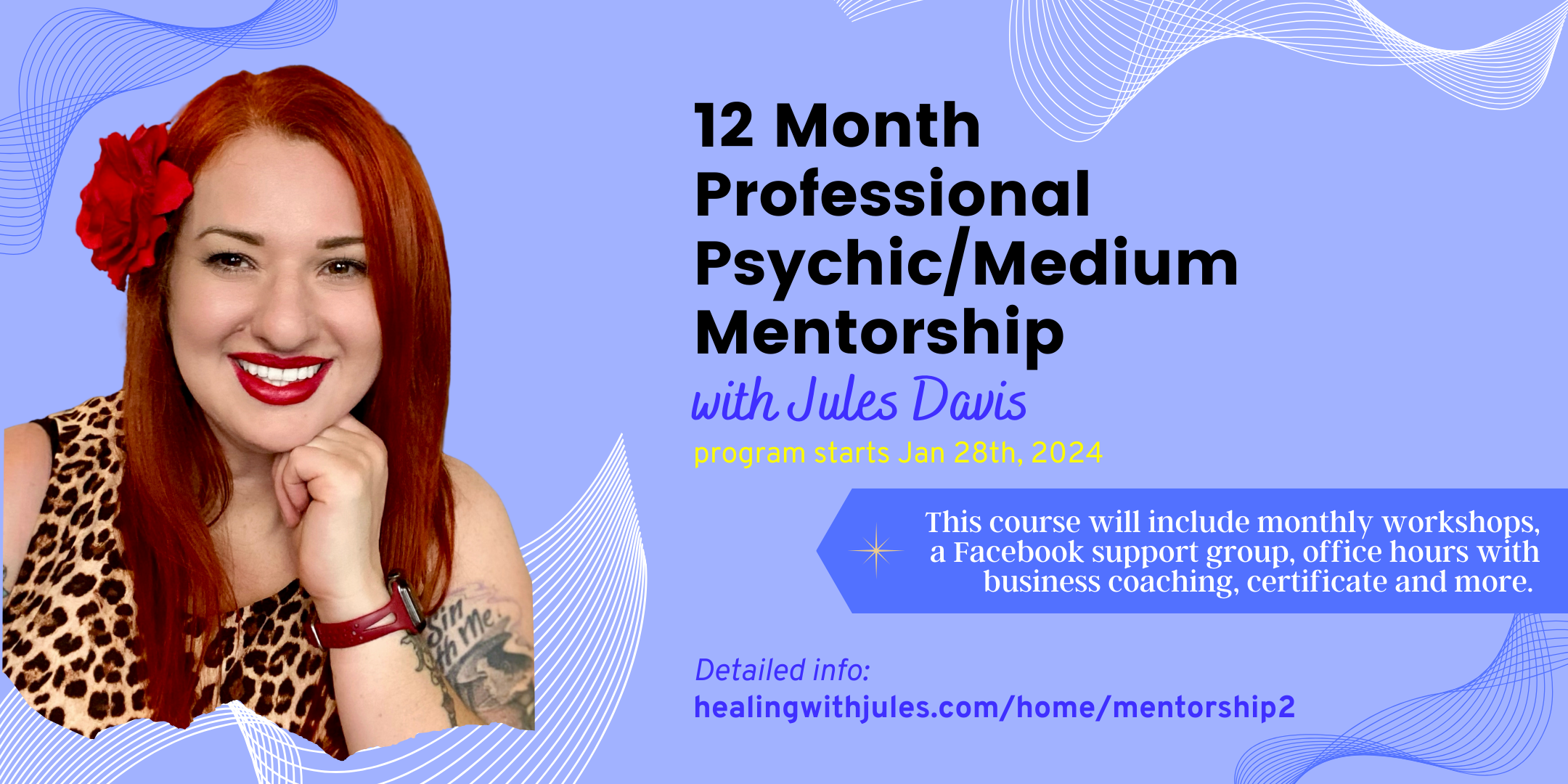 professional psychic medium mentorship with Jules Davis