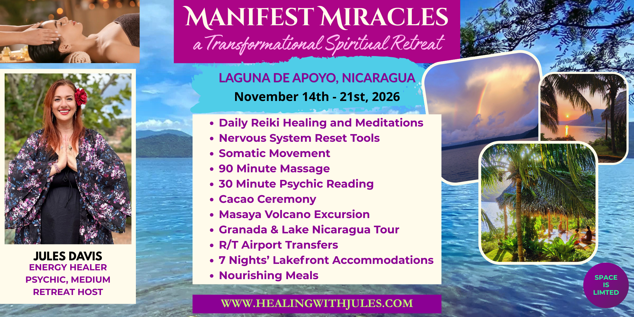 healing retreat in Nicaragua
